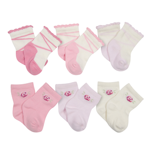 Gerber Girls 6-pk Wiggle-Proof Socks set, Floral