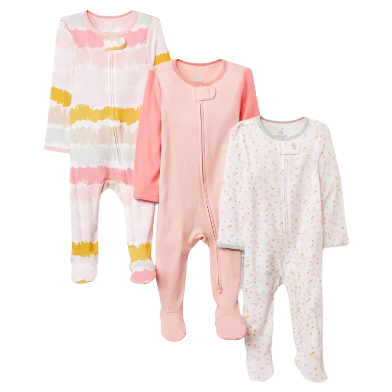 Cloud Island Girls 3-pk Sleep & Play set, Tie Dye