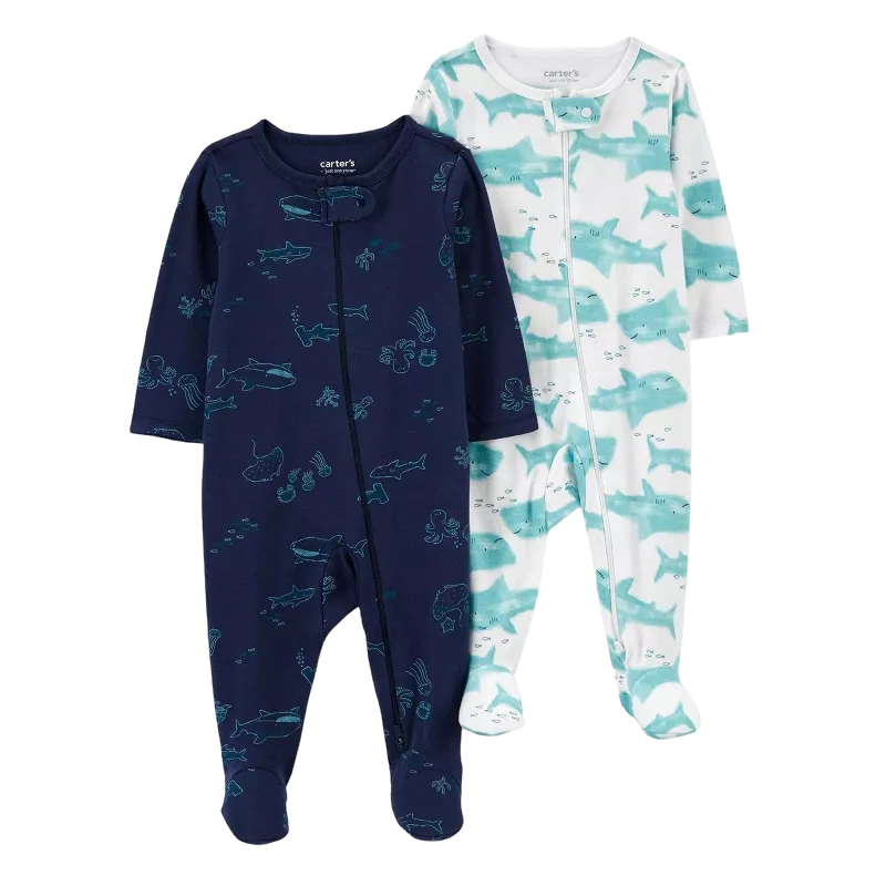 Carter's Boys 2-pk Sleep & Play set, Ocean Life