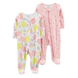 Carter's Girls 2-pk Sleep & Play set, Summer Fruit