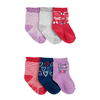 Carter's Girls 6-pk Socks set, Hearts