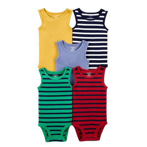 Carter's Boys 5-pk Sleeveless Bodysuit set, Multicolor / Stripes