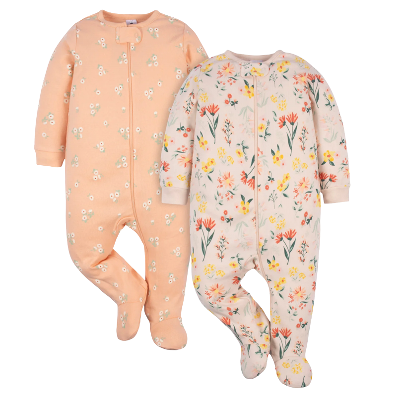 Gerber Girls 2-pk Sleep & Play set, Wildflowers