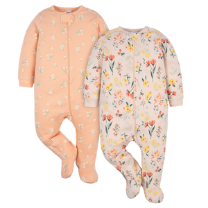 Gerber Girls 2-pk Sleep & Play set, Wildflowers