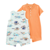 Carter's Boys 2-pk Romper set, Beach Days