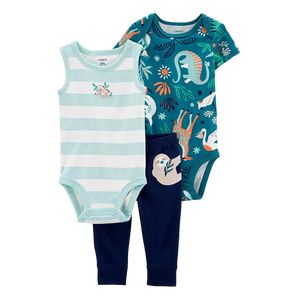 Carter's Boys 3-pc Bodysuit & Long Pant set, Jungle