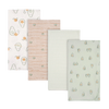 Gerber Unisex 4-pk Receiving Blankets set, Avocadoes