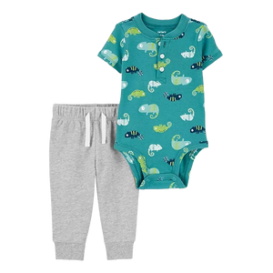 Carter's Boys 4-pc Bodysuit & Shorts Mix 'n Match set, Ocean