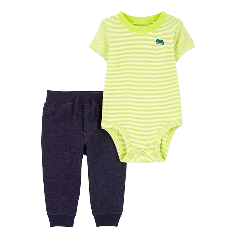 Carter's Boys 4-pc Bodysuit & Shorts Mix 'n Match set, Ocean