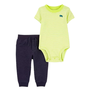 Carter's Boys 4-pc Bodysuit & Shorts Mix 'n Match set, Ocean