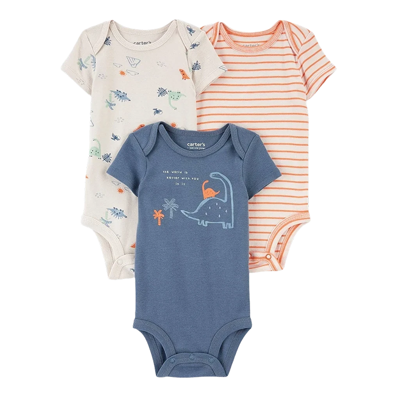 Carter's Boys 3-pk Bodysuit set, Dino