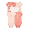 Carter's Girls 5-pk Bodysuit set, Smiles & Sunshine
