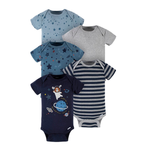 Gerber Boys 5-pk Onesies set, Space Bear