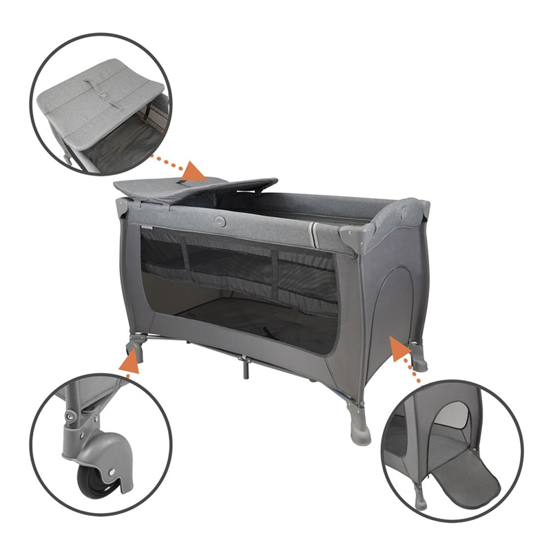 509 Crew® 4-in-1 Foldable Baby Crib