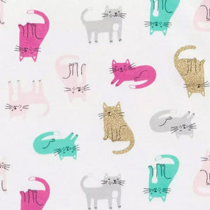 Carter's Girls 2-pk T-shirt set, Cats/Stripes
