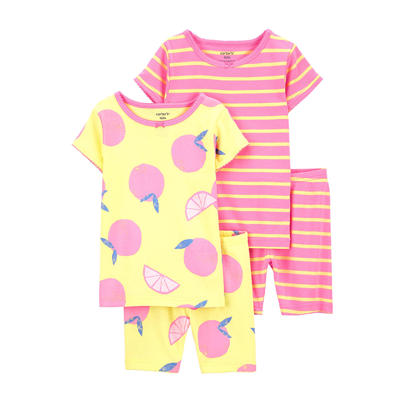 Carter's Girls 4-pc Pajama set, Fruity