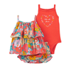 Carter's Girls 3-pc Sleeveless Bodysuit, Sleeveless Top & Short Pant Set, Little Wild Flower