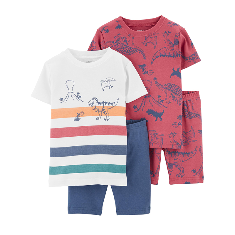Carter's Boys 4-pc Pajama set, Dino World (24M only)
