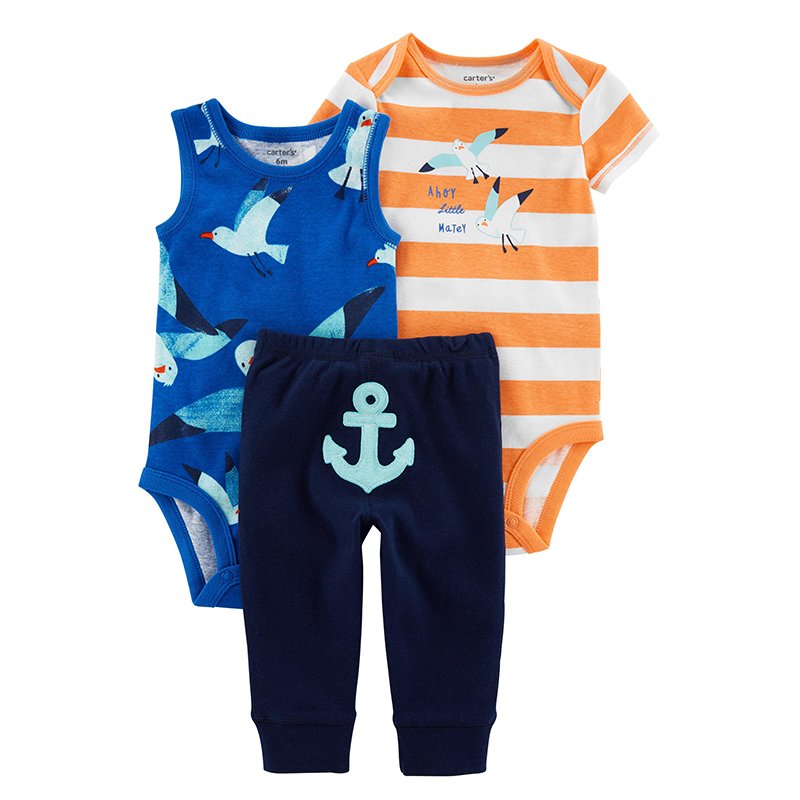 Carter's Boys 3-pc Bodysuit & Long Pant set, Pelicans