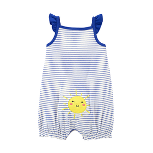 Carter's Girls Cotton Romper, Sunshine