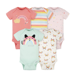 Gerber Girls 5-pk Onesies set, Rainbow